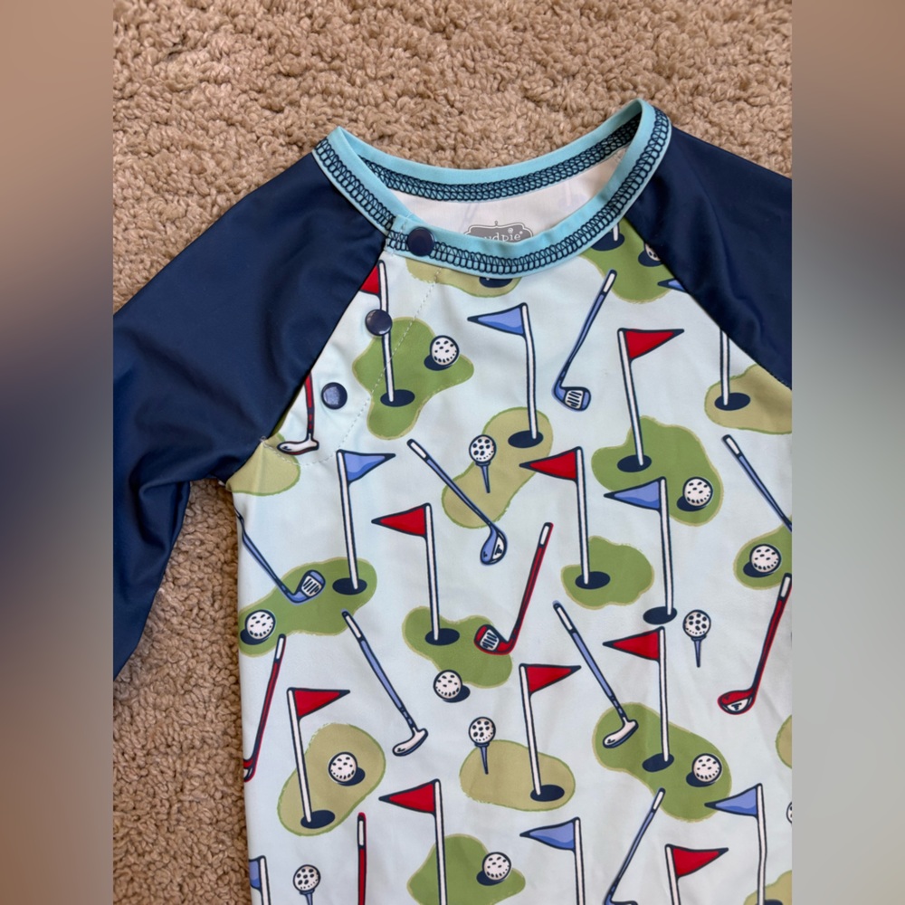 Mudpie Golf Infant Swim Rashguard - Picture 3 of 3